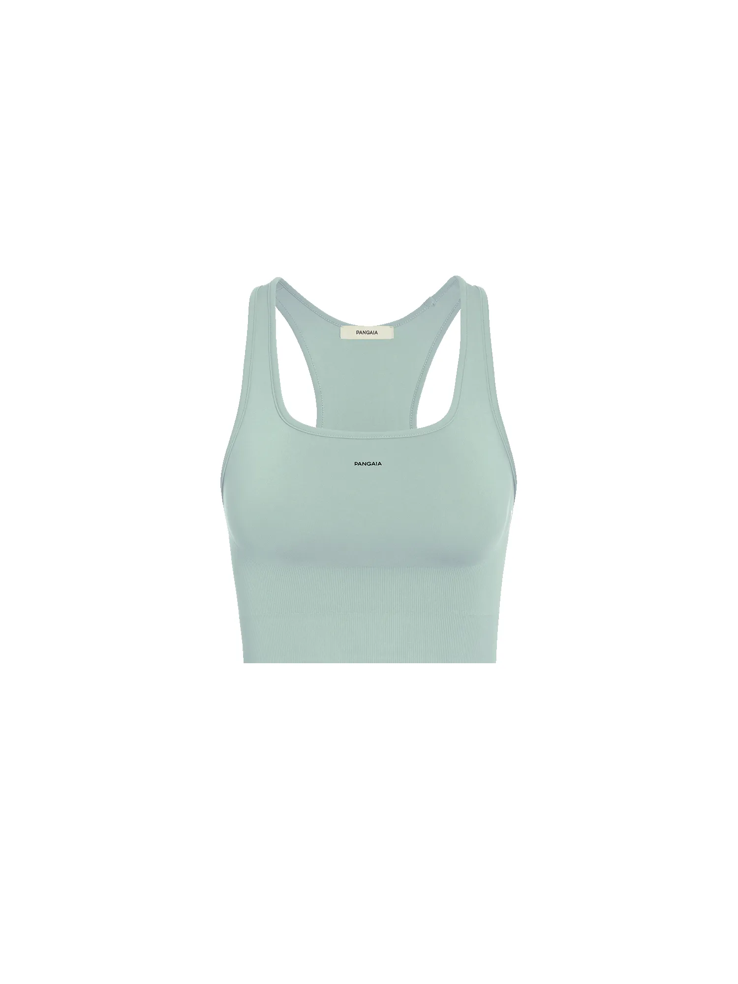 Womens Plant-Stretch Compressive Sports Bra—Eucalyptus Blue sold by Pangaia
