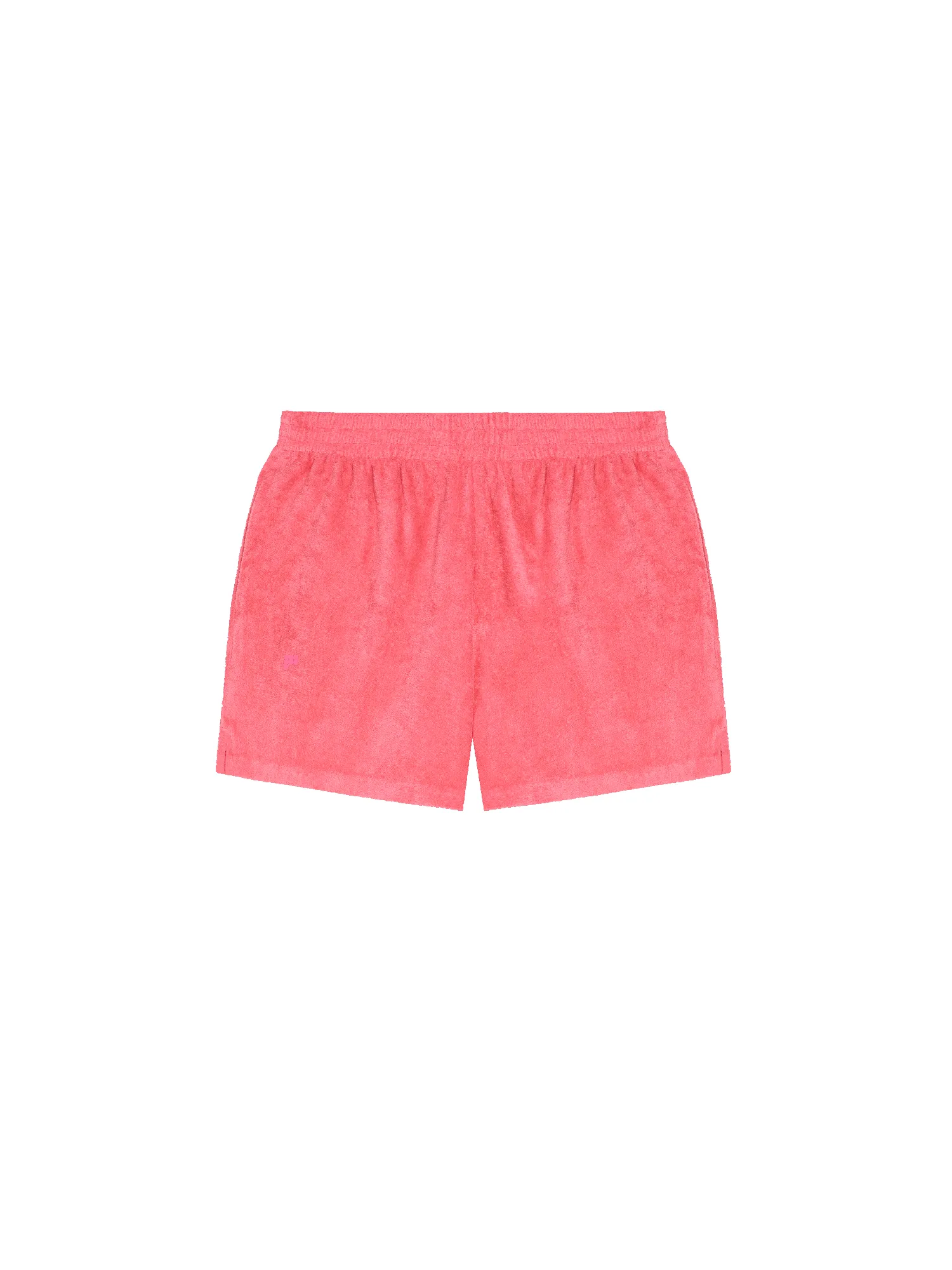 Archive Towelling Shorts—lotus pink sold by Pangaia