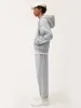 Womens Natural Dye Track Pants—midnight fog grey sold by Pangaia
