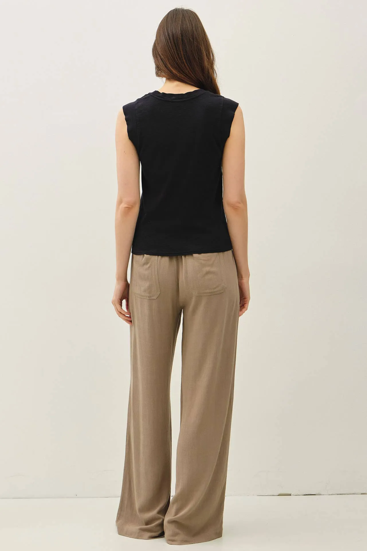 BASICS COTTON CREW NECK TANK TOP sold by paper doll product image thumbnail 4