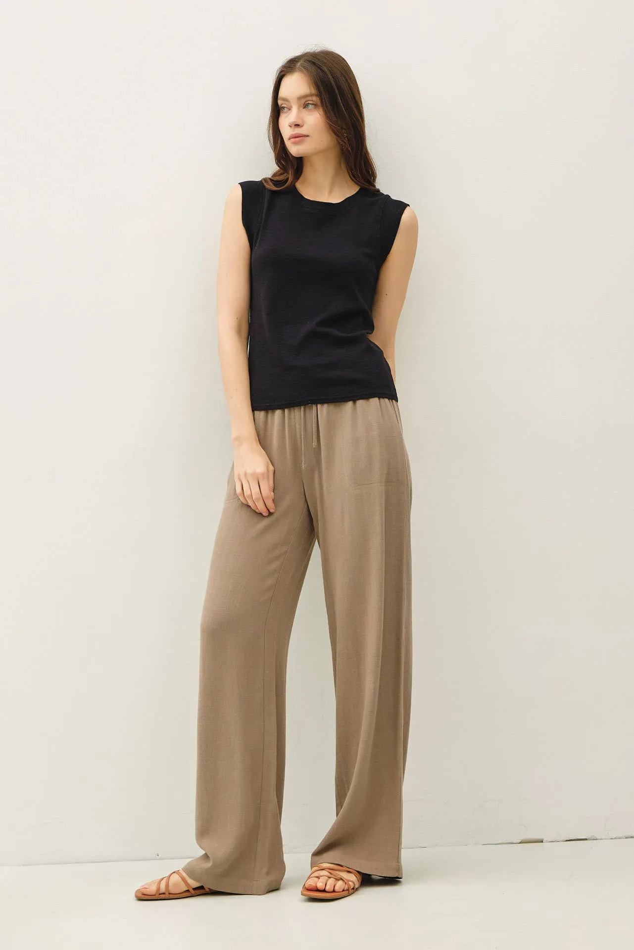 BASICS COTTON CREW NECK TANK TOP sold by paper doll product image thumbnail 2