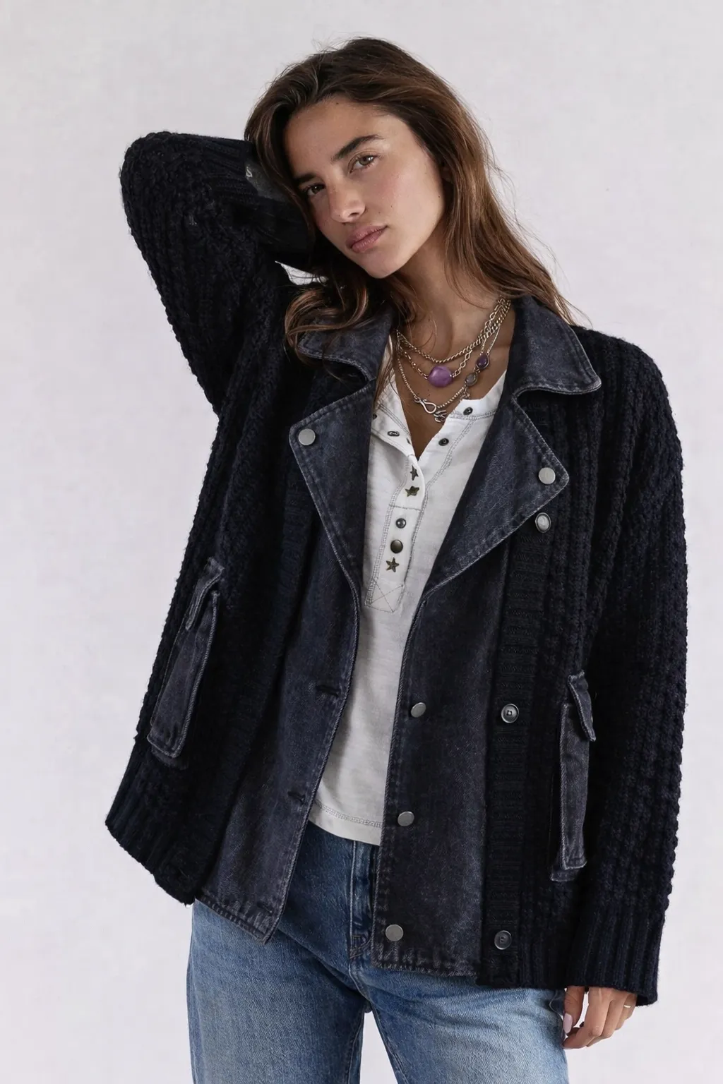 The Weekend denim jacket (more colors) sold by paper doll product image thumbnail 2
