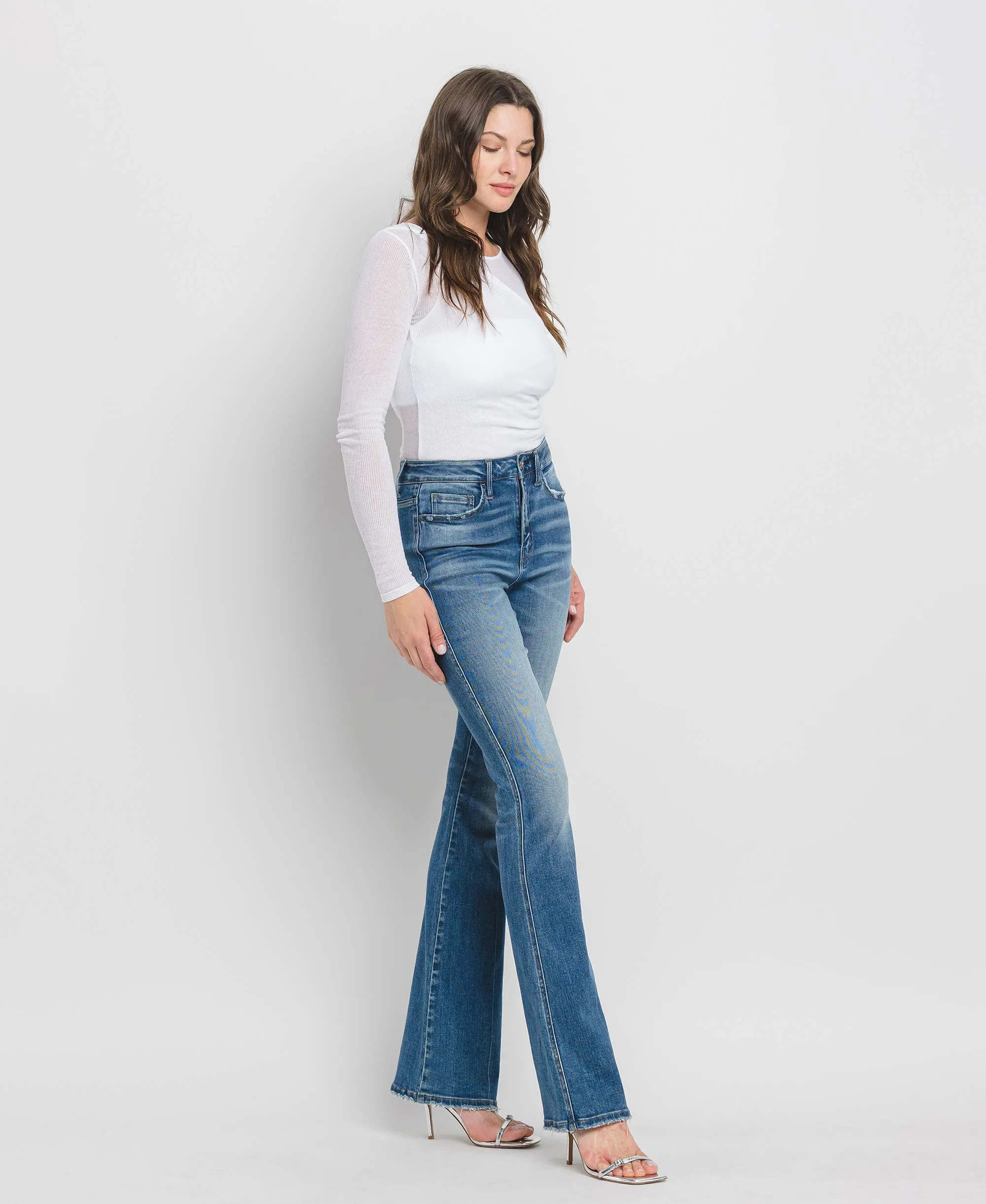 Beyond blue bootcut jeans sold by paper doll product image thumbnail 4