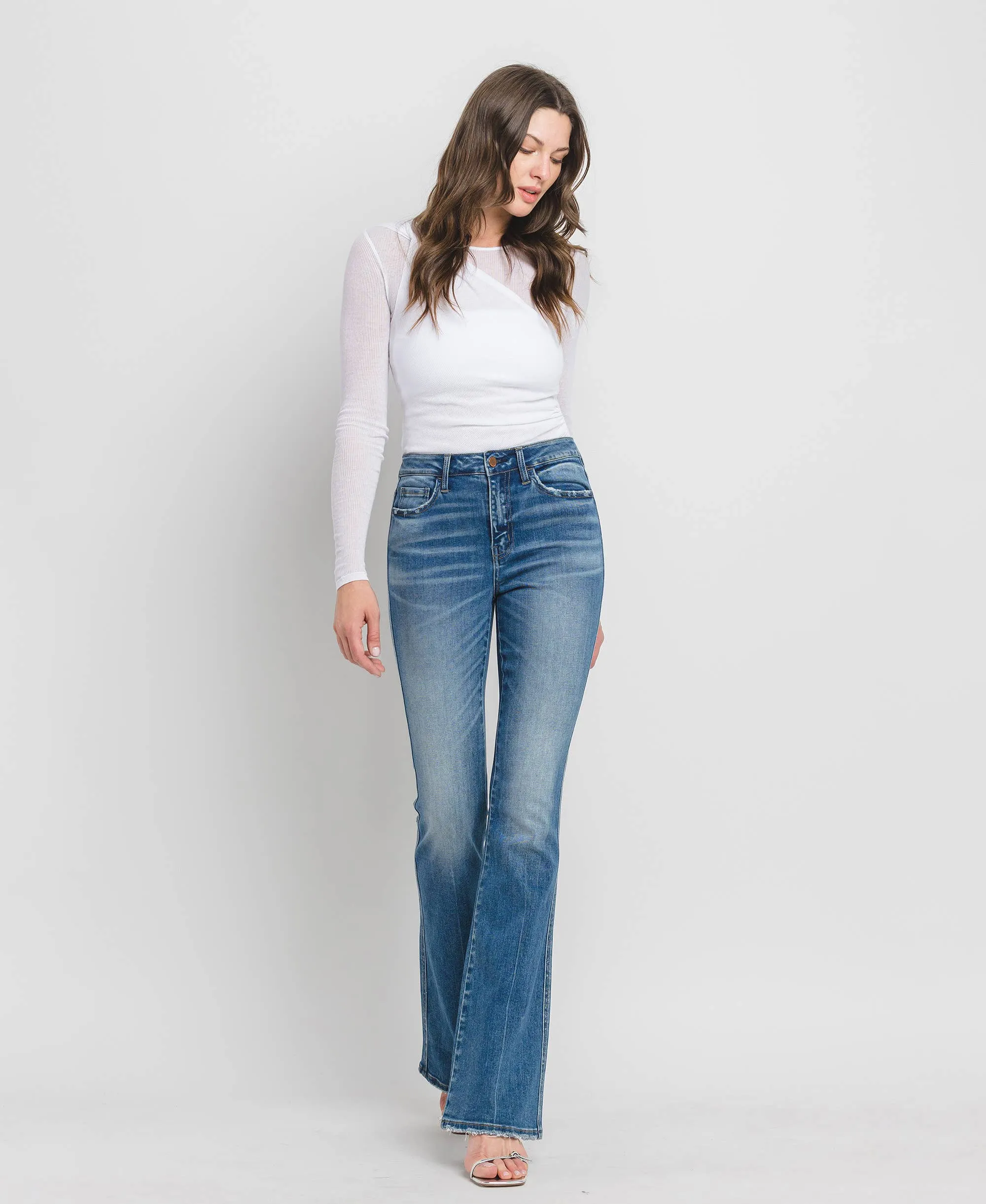 Beyond blue bootcut jeans sold by paper doll product image thumbnail 3