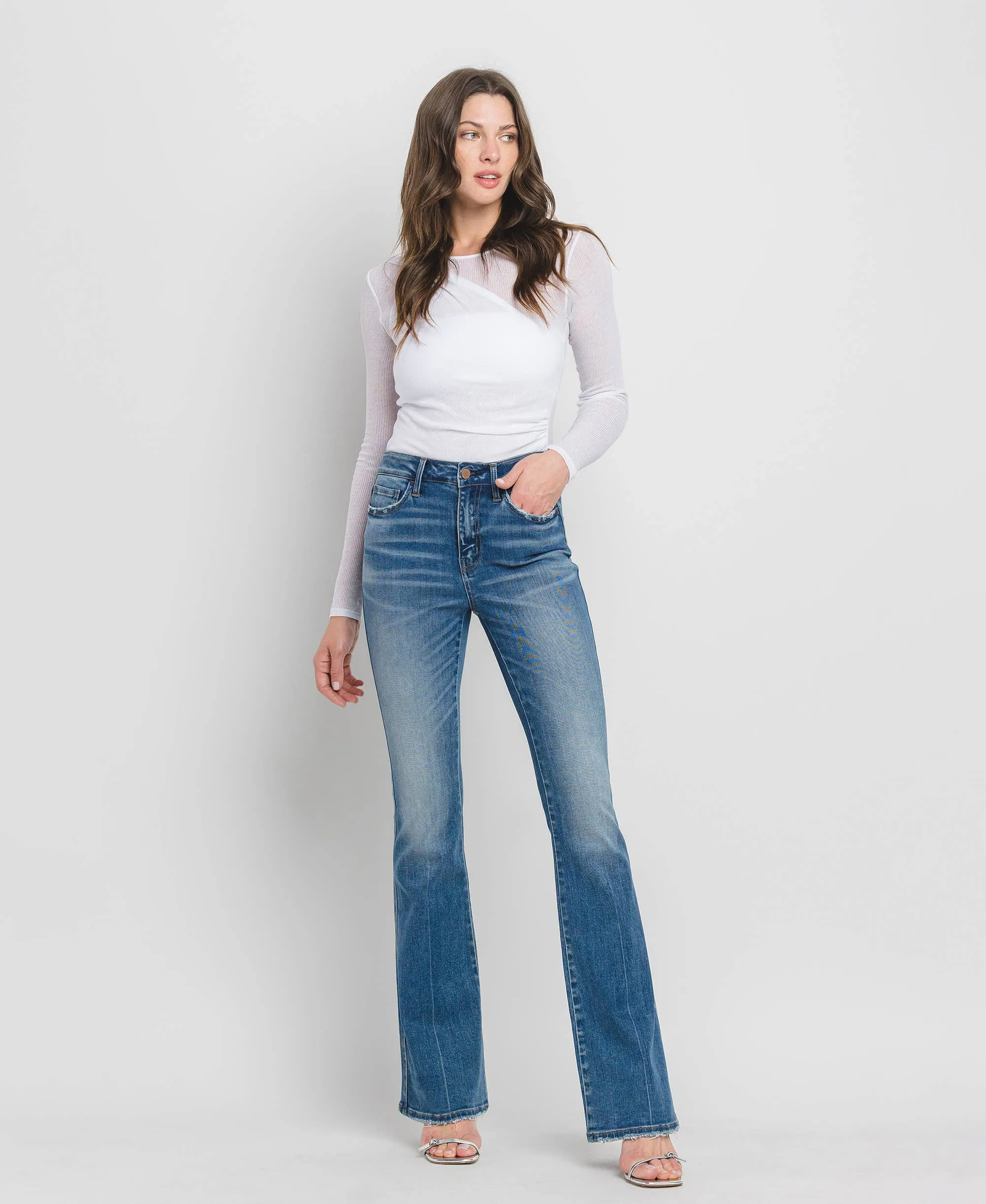 Beyond blue bootcut jeans sold by paper doll product image thumbnail 2