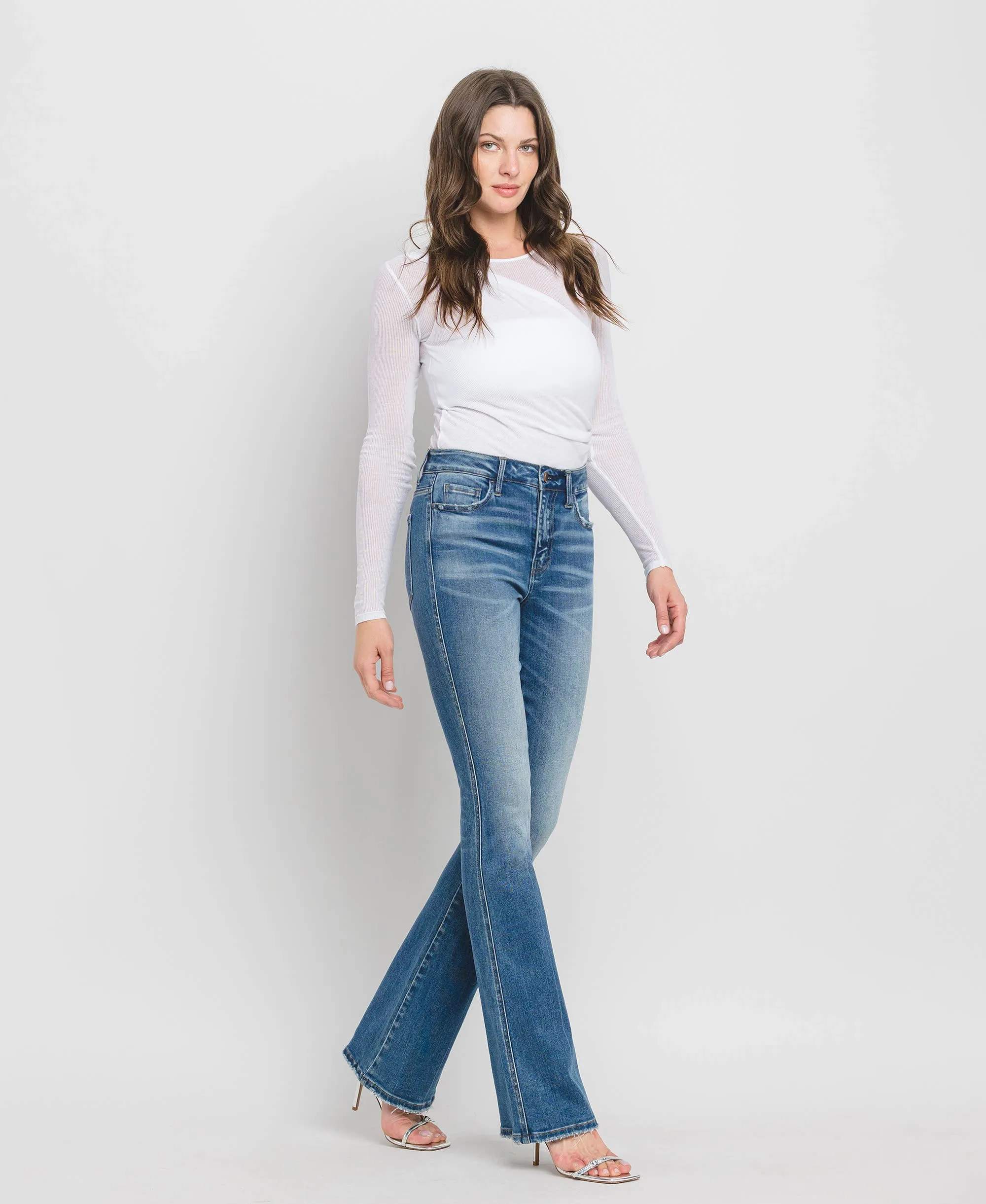 Beyond blue bootcut jeans sold by paper doll product image thumbnail 5