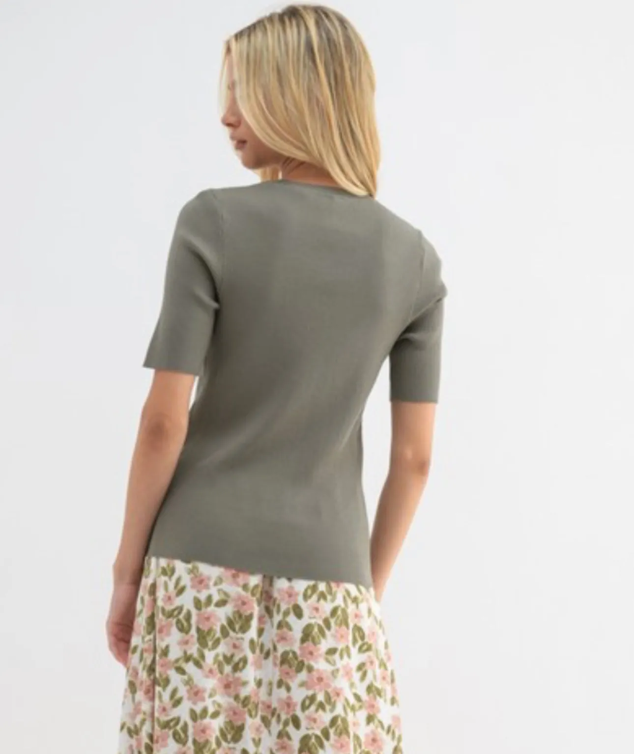 The knit tee sold by paper doll product image thumbnail 4