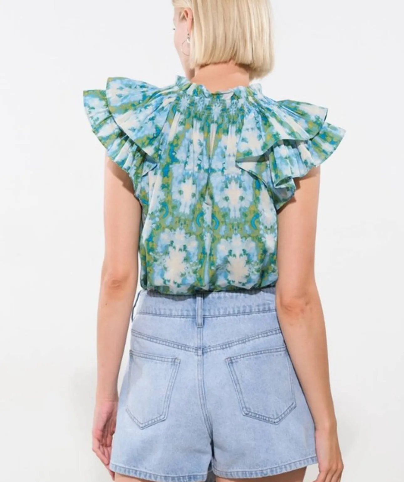 Genevieve blouse sold by paper doll product image thumbnail 4