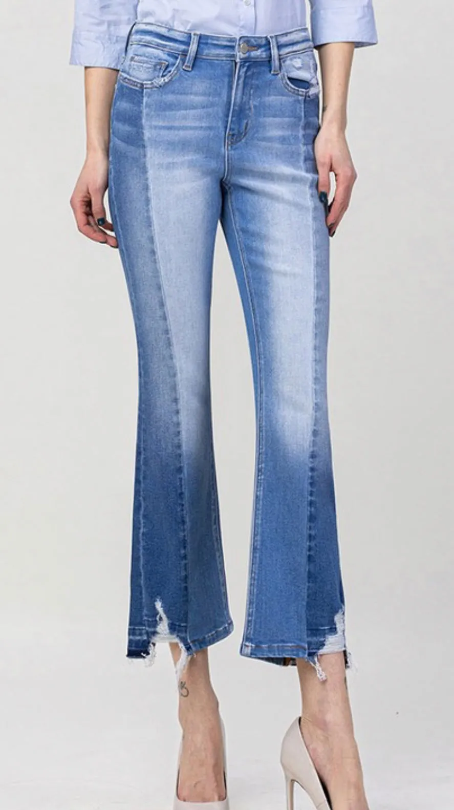 Spirited crop jeans sold by paper doll product image thumbnail 2