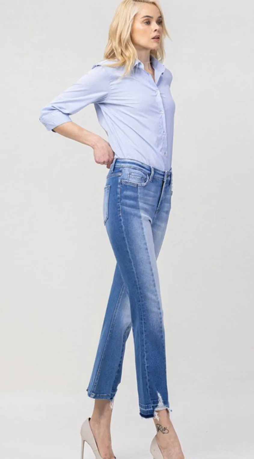 Spirited crop jeans sold by paper doll product image thumbnail 5