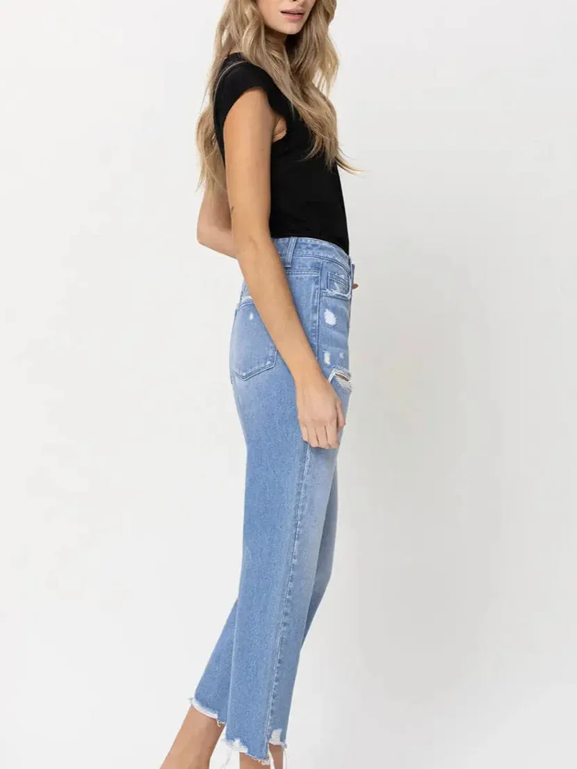 Angie high rise Vintage crop Jean sold by paper doll product image thumbnail 2