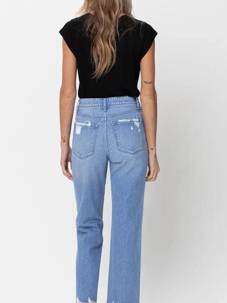 Angie high rise Vintage crop Jean sold by paper doll product image thumbnail 4