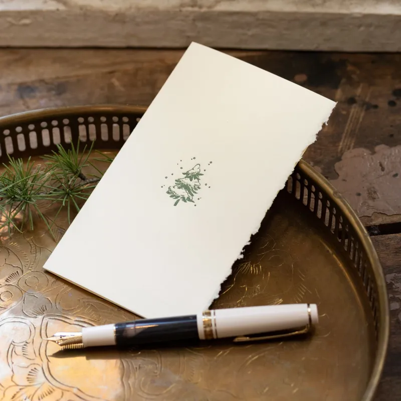 Snowy Pine Holiday Stationery Box Set sold by Paper Source