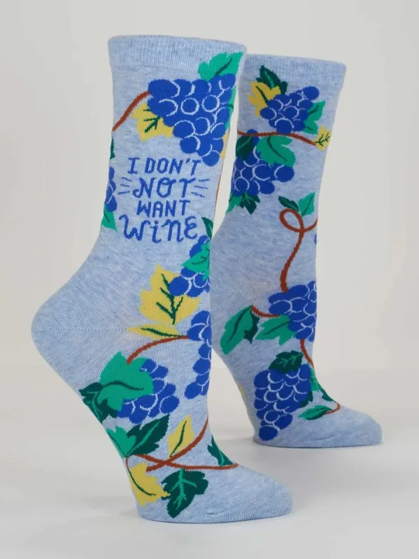 Don't Not Want Wine Socks sold by Paper Source