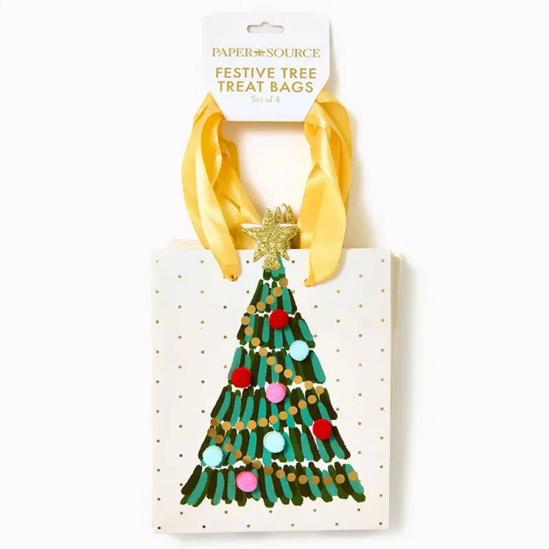 Festive Tree Treat Bags S/4 sold by Paper Source