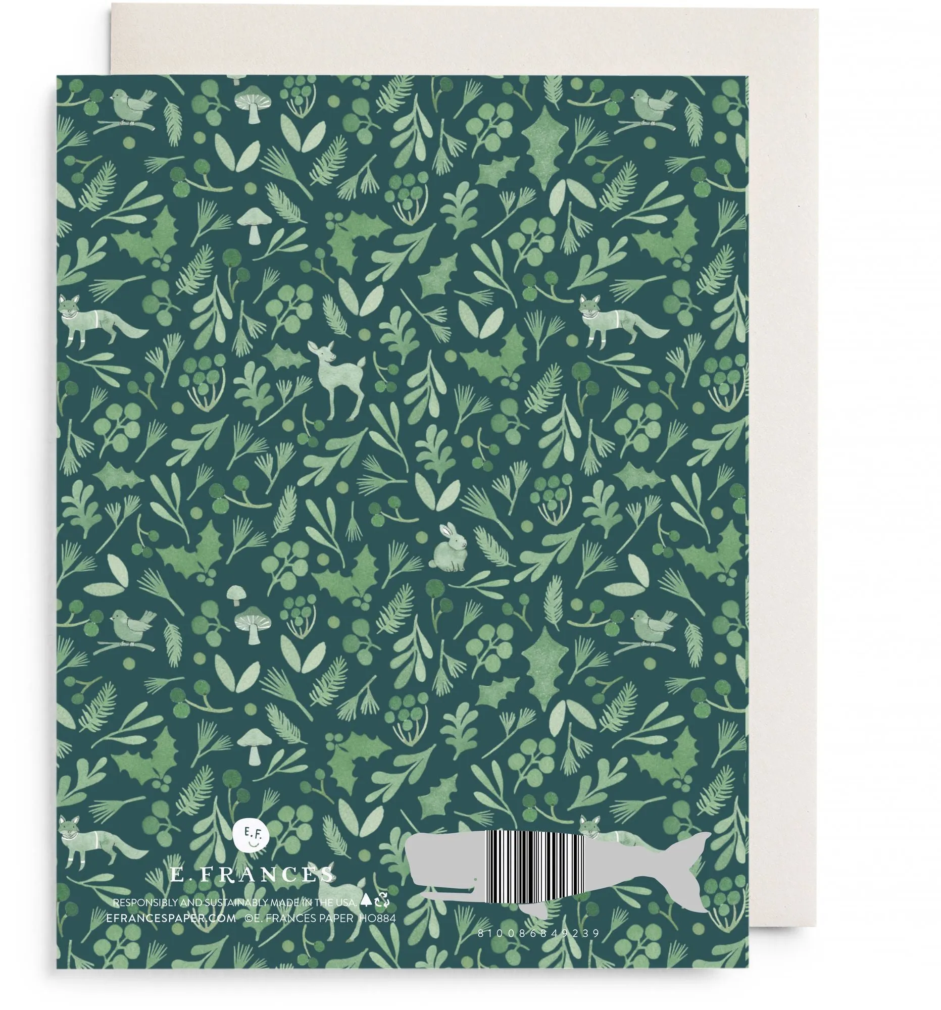 Winter Forest Holiday Boxed Set of 6 sold by Paper Source product image thumbnail 5