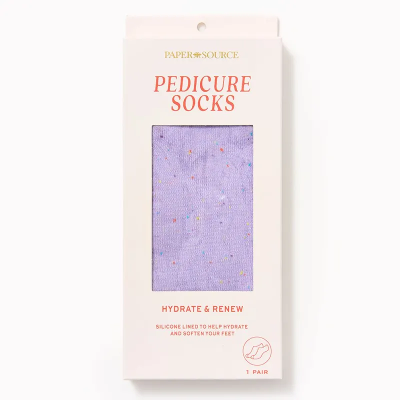 Silicone Lined Hydrating Spa Socks made by Paper Source