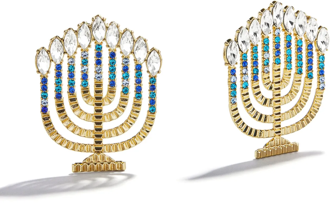 BaubleBar Menorah Earrings sold by Paper Source