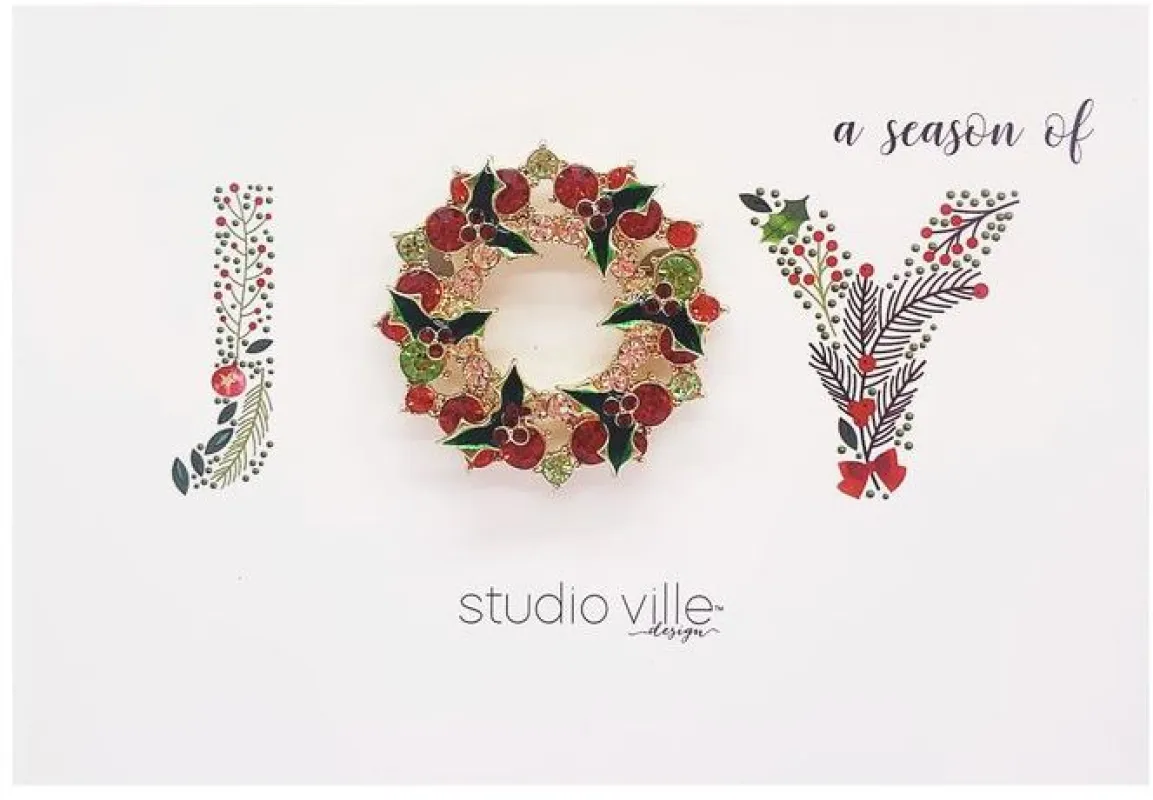 Wreath Pin sold by Paper Source