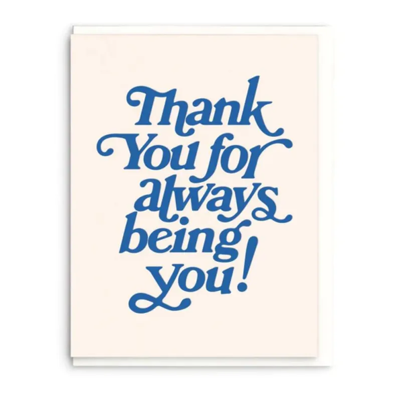 Always Being You Thank You Card sold by Paper Source