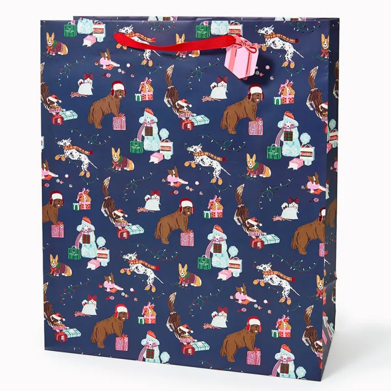 Festive Dogs XL Gift Bag sold by Paper Source