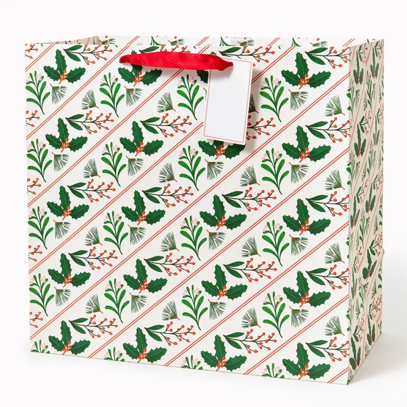 Botanical Stripes Large Gift Bag sold by Paper Source