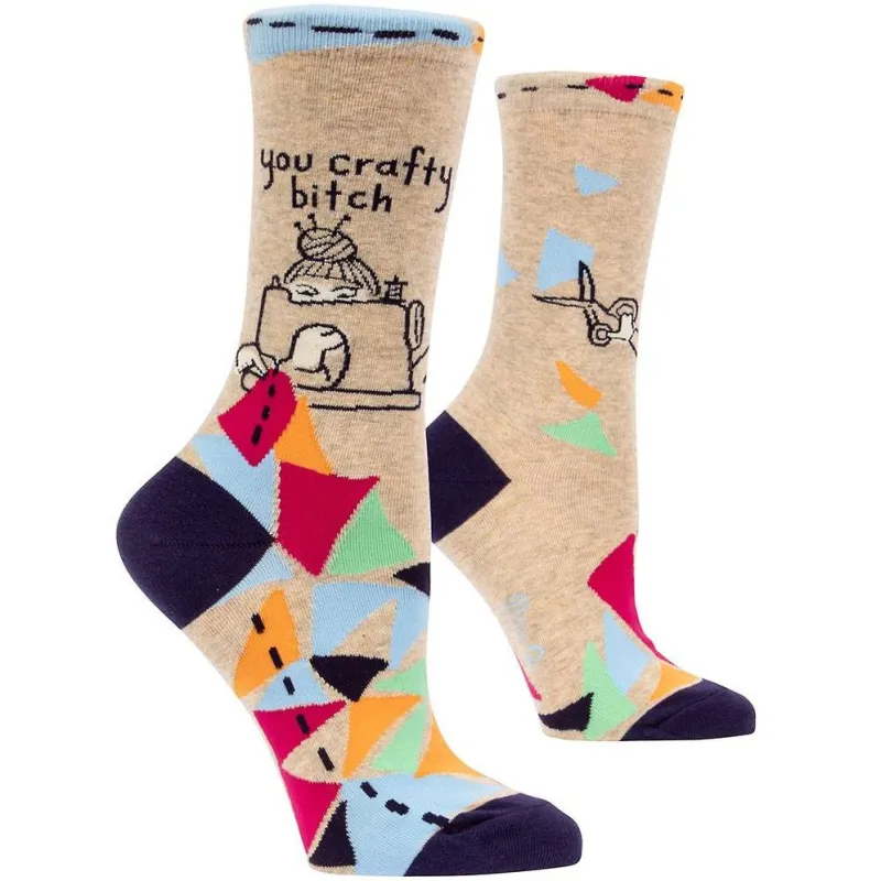 You Crafty Bitch socks sold by Paper Source