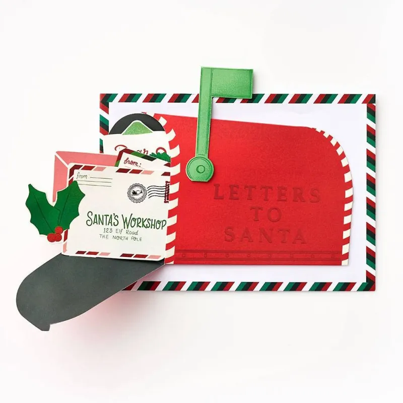 Popup Letters To Santa Christmas Card sold by Paper Source