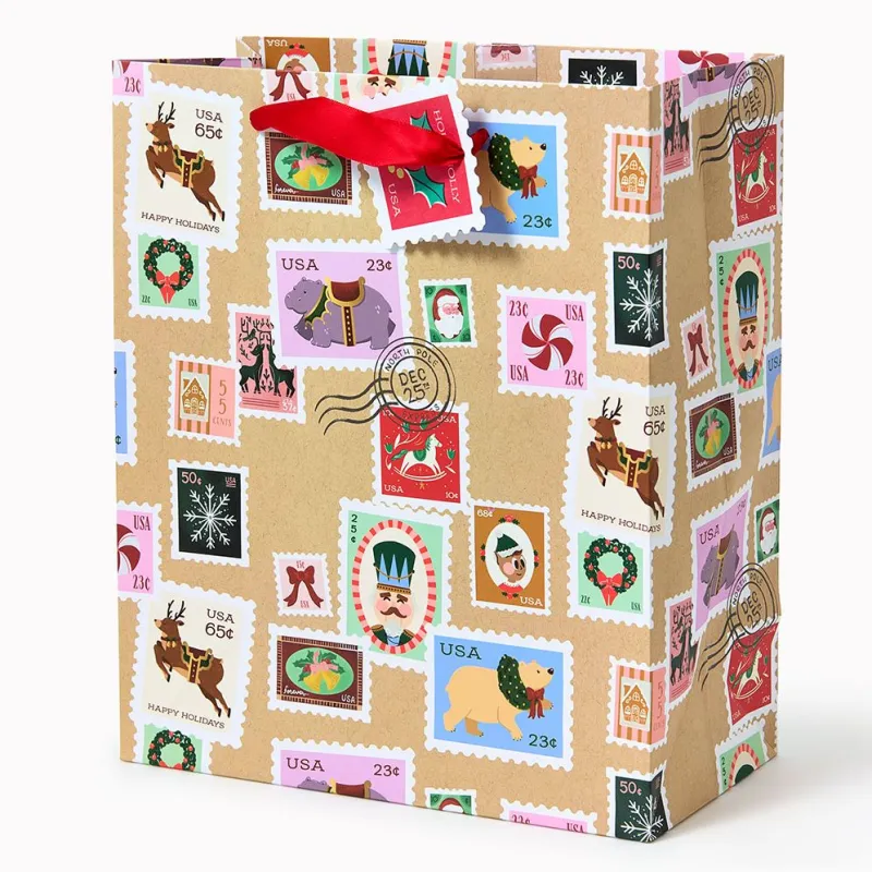 Santa Mail Medium Gift Bag sold by Paper Source