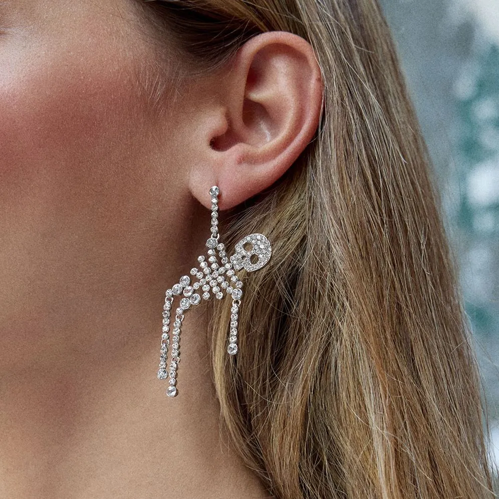 Skeleton Drop Earrings sold by Paper Source product image thumbnail 3