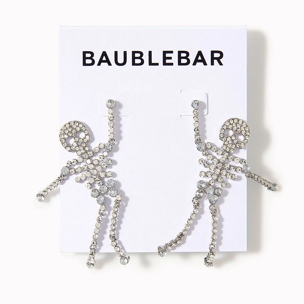 Skeleton Drop Earrings sold by Paper Source