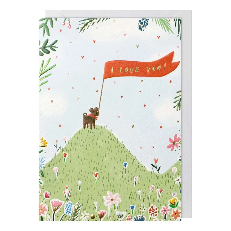 I Love You Dog Card sold by Paper Source