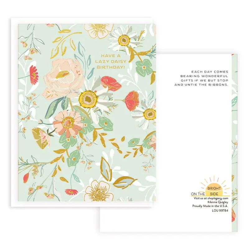Lazy Daisy Birthday Card made by Paper Source