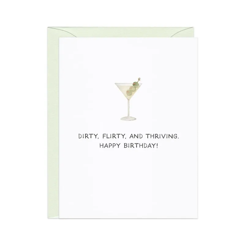 Dirty Flirty And Thriving Birthday Card made by Paper Source