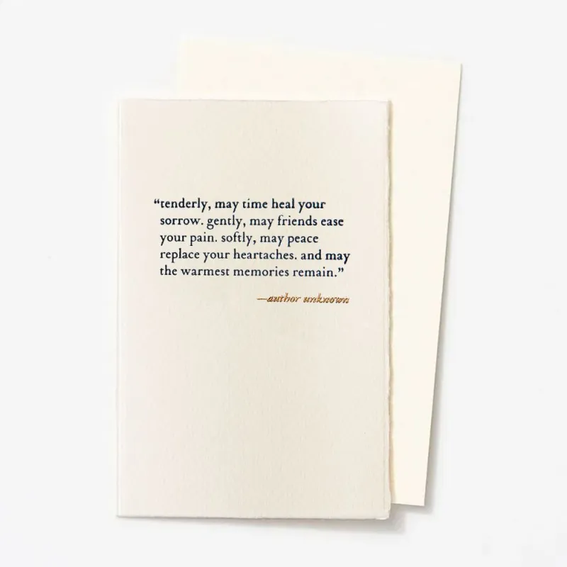 Warmest Memories Remain Sympathy Card sold by Paper Source