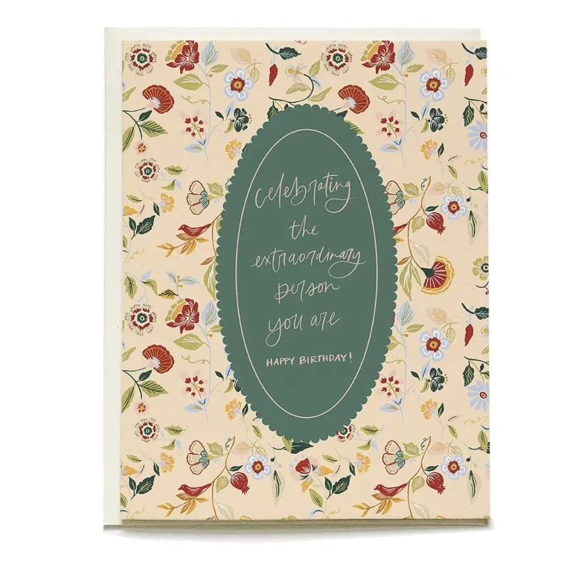 Extraordinary Person Birthday Card sold by Paper Source