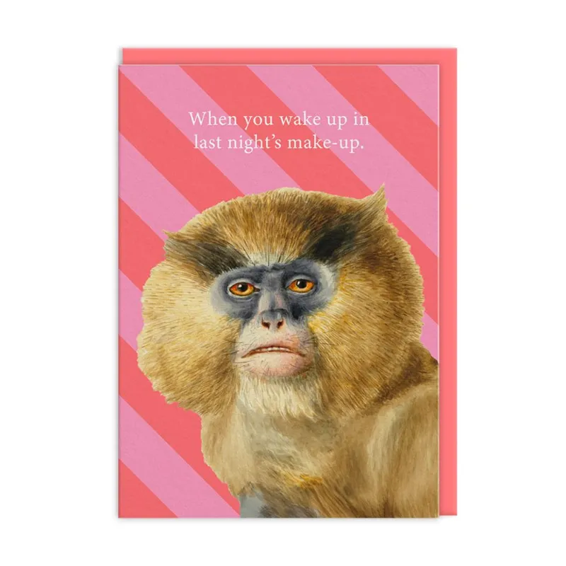 Last Night's Makeup Greeting Card sold by Paper Source