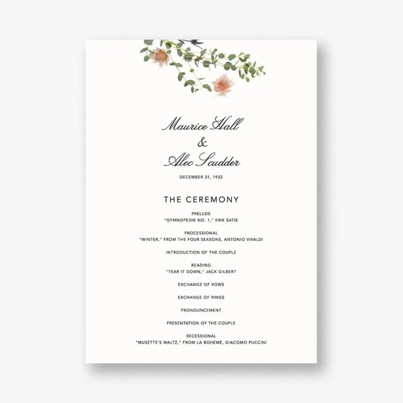 Fleurs Sauvages Program sold by Paper Source