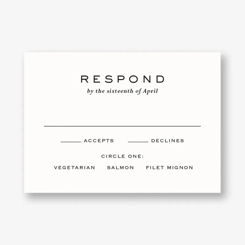 Duo Response Card sold by Paper Source