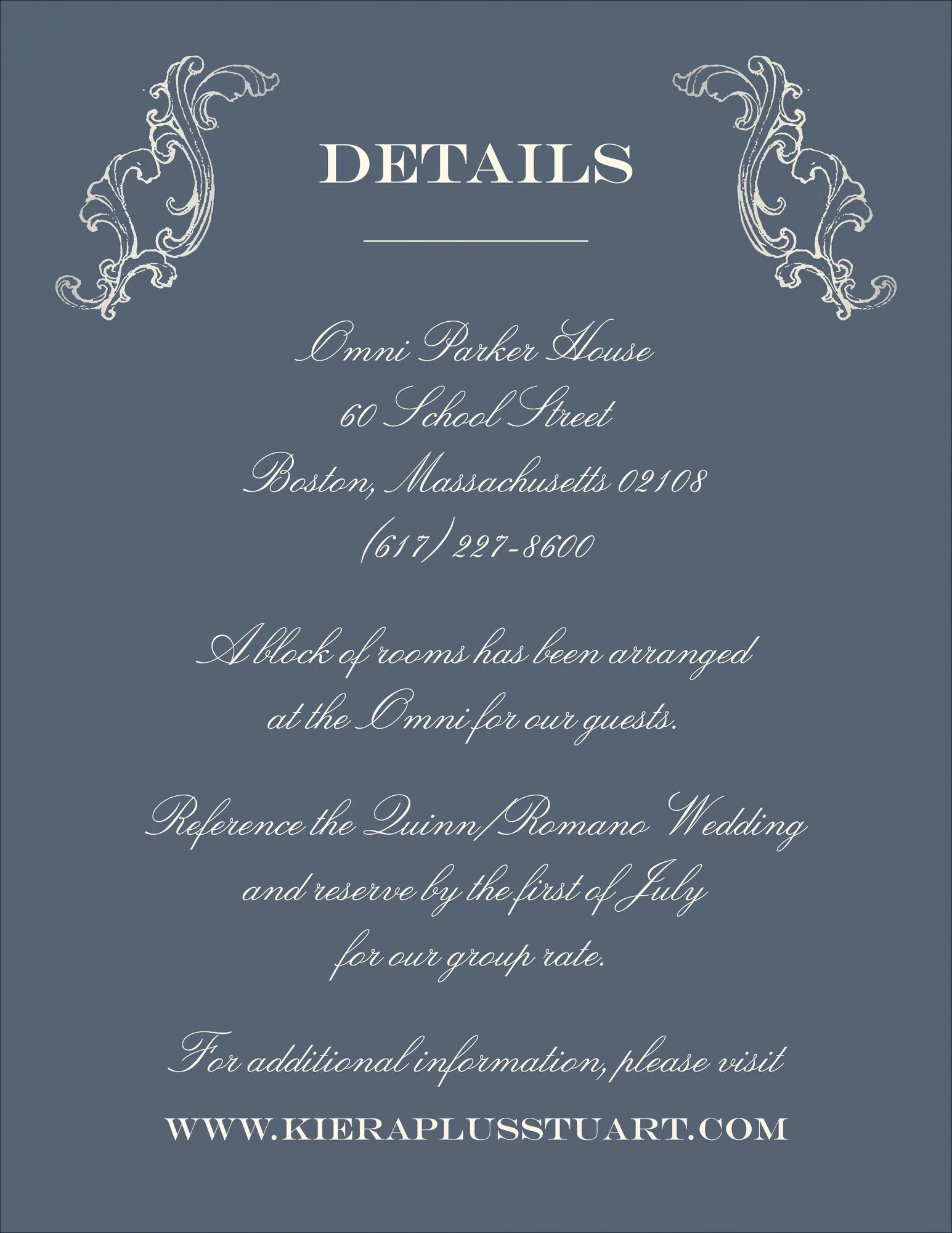 Gilded Filigree Foil Information Card sold by Paper Source product image thumbnail 4