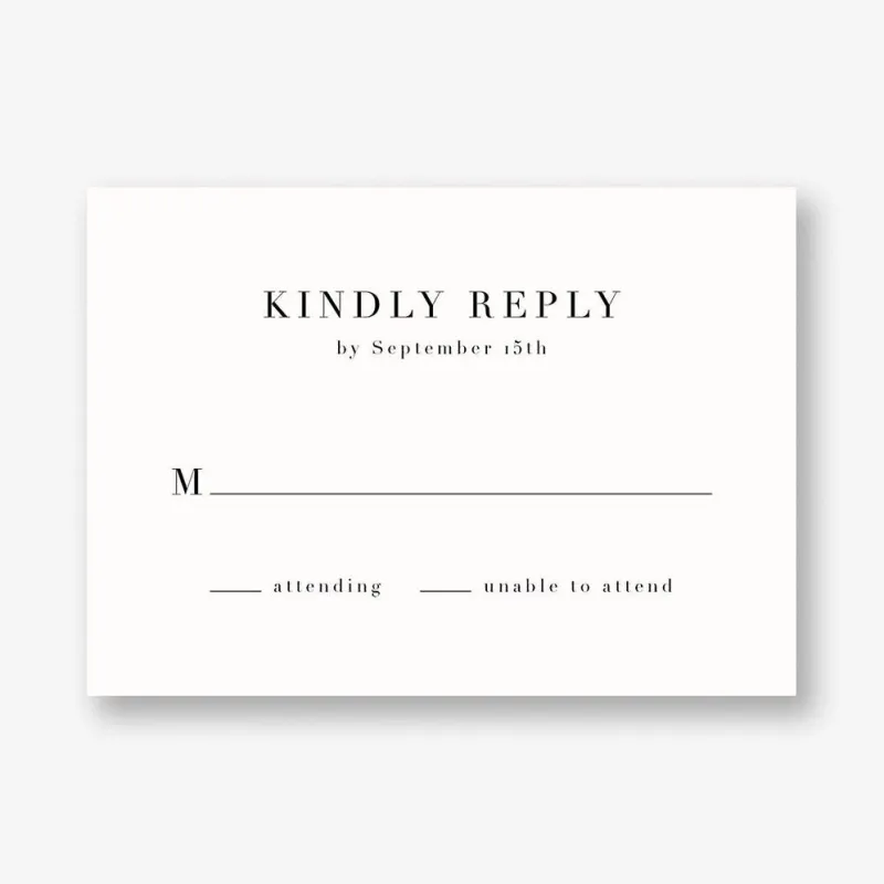 Chicago Response Card sold by Paper Source