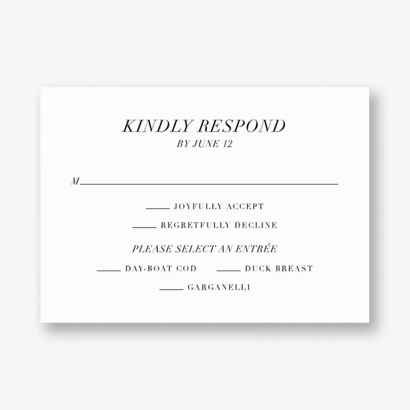 Thirlmere Response Card made by Paper Source