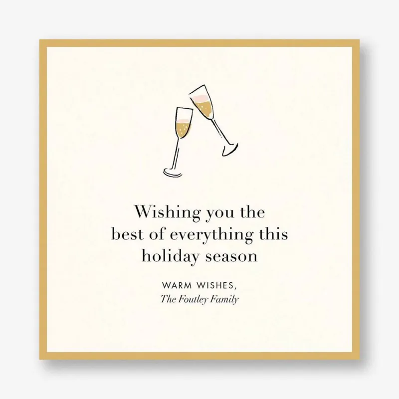 Cute Flutes Holiday Card sold by Paper Source