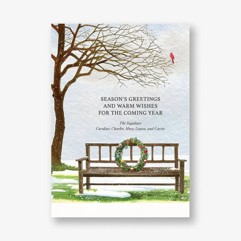 First Snow Holiday Card sold by Paper Source