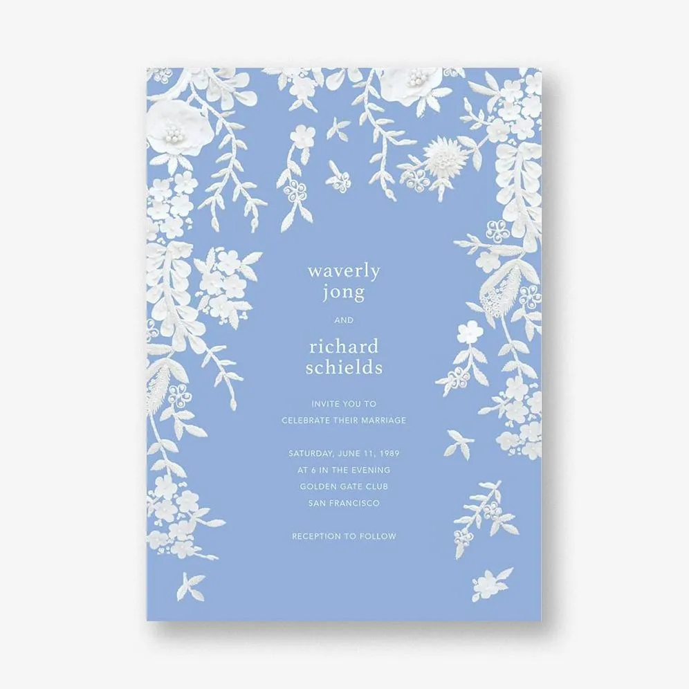 Fleurs d'Alenvßon Wedding Invitation sold by Paper Source