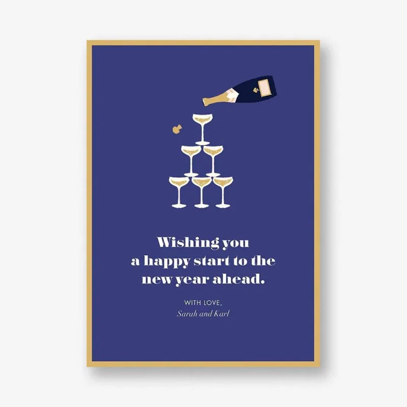 Tower Power Holiday Card sold by Paper Source