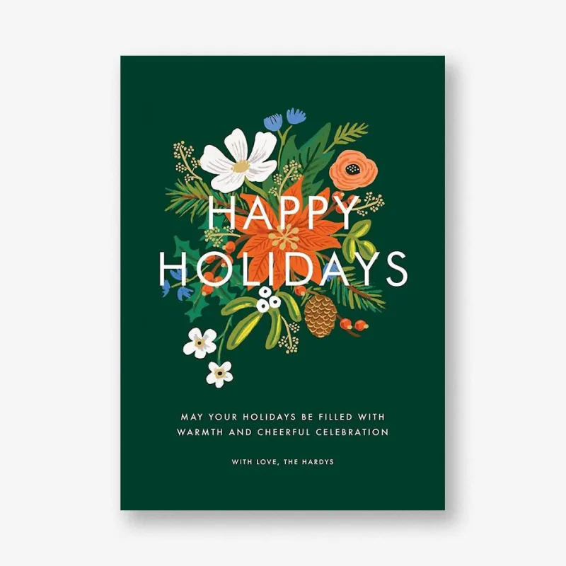 Winter Gathering Holiday Card sold by Paper Source