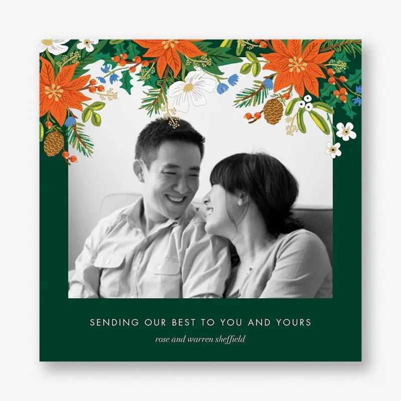 Winter Canopy Photo Card sold by Paper Source