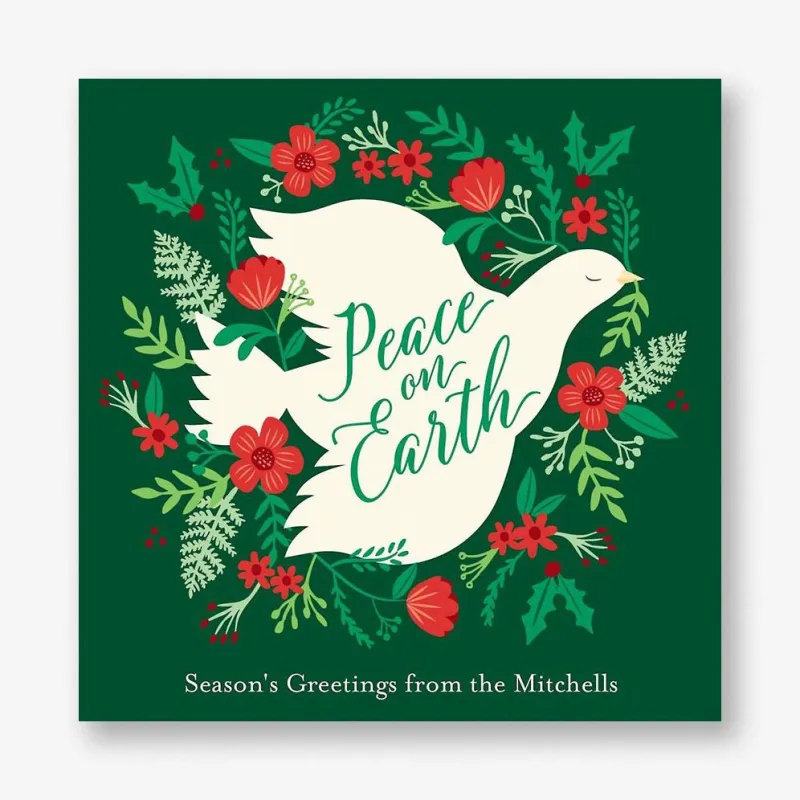 Peace Dove Holiday Card sold by Paper Source