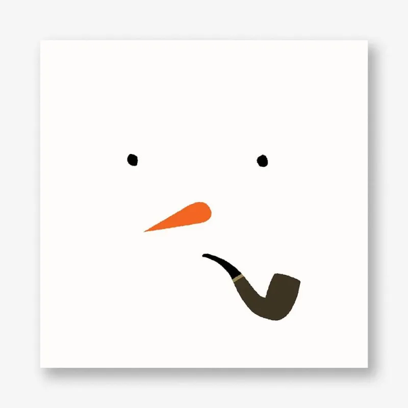 Mr. Snowman Holiday Photo Card made by Paper Source